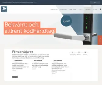 Spfonster.se(En av Sveriges bästa fönstertillverkare finns i Hälsingland) Screenshot