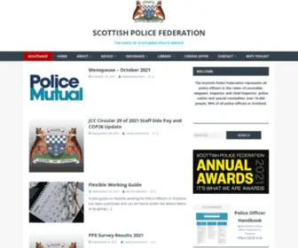 SPF.org.uk(Scottish Police Federation) Screenshot