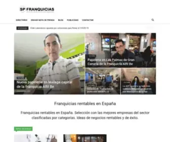 SPfranquicias.com(Franquicias rentables en España) Screenshot