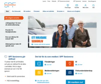 SPfseniorerna.se(Pensionärsorganisation) Screenshot
