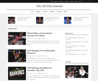 SPFwrestling.com(The All Elite Journal) Screenshot