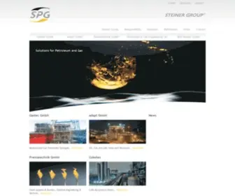 SPG-Steiner.com(SPG Steiner Group) Screenshot