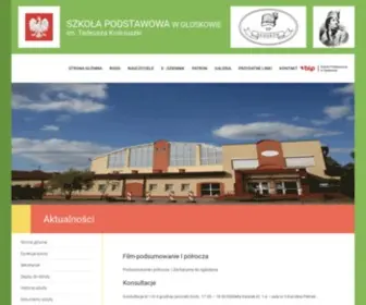 SPgloskow.waw.pl(Szkoła Podstawowa im) Screenshot