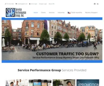 SPgweb.com(Service Performance Group) Screenshot