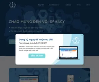 Sphacy.com(Công Ty Cổ Phần SPHACY) Screenshot