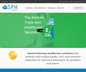 Sphanalytics.com(SPH Analytics Healthcare Solutions) Screenshot