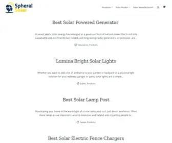 Spheralsolar.com(Spheral Solar) Screenshot