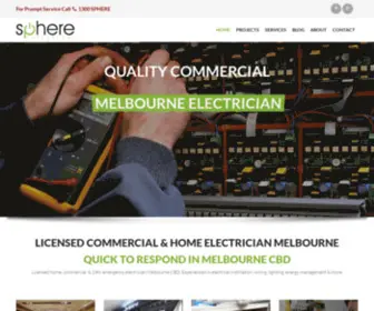 Sphereelectrical.com.au(24 Hour Emergency Electricians) Screenshot