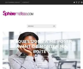 Spheremetisse.com(Femme métissée) Screenshot
