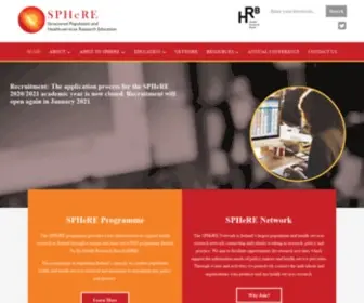 Sphereprogramme.ie(The SPHeRE Programme) Screenshot