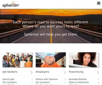 Spherion.com(We are a national recruiting and staffing enterprise) Screenshot