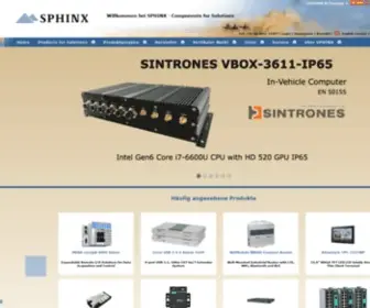 Sphinxcomputer.de(Willkommen bei SPHINX) Screenshot