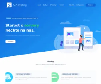 Sphosting.cz(Pronájem serverů a vps) Screenshot