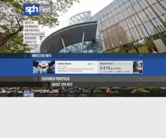 SPhreit.com.sg(SPH REIT) Screenshot