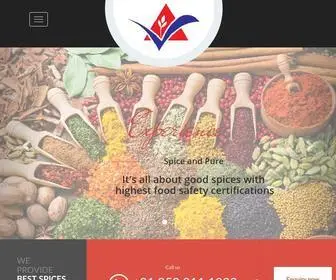Spiceandpure.com(VA Spices And Nuts) Screenshot