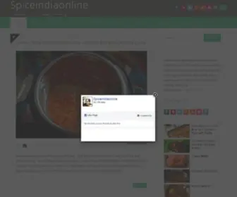 Spiceindiaonline.com(A recipe for passion) Screenshot