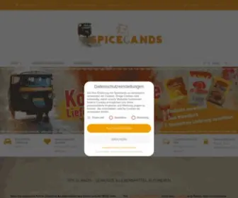 Spicelands.de(Von Gewürzen über Reis bis hin zu Trockenfrüchte) Screenshot