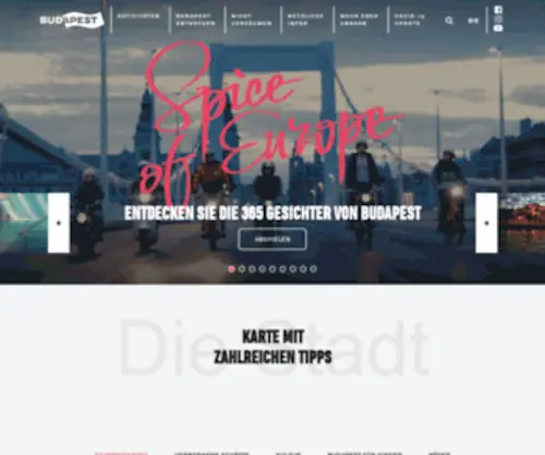 Spiceofeurope.de(Discover Budapest) Screenshot