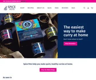 Spicepots.com(Make authentic curries at home) Screenshot