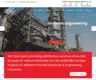 Spiceprojectsengg.com(Spice Projects Engineering) Screenshot