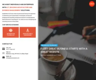 Spicesresearch.com(Spices Research & Consulting Pvt) Screenshot