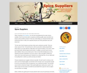 Spicesuppliers.biz(Spice Suppliers) Screenshot