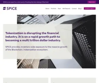 Spicevc.com(We revolutionized the way venture capital) Screenshot