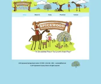 Spicewoodcountry.com(Spicewood Country School & Camp) Screenshot