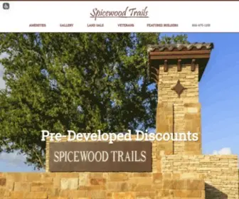 Spicewoodtrails.com(Spicewoodtrails) Screenshot