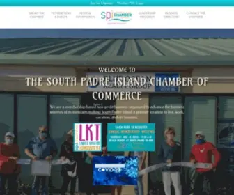 Spichamber.com(South Padre Island Chamber of Commerce) Screenshot