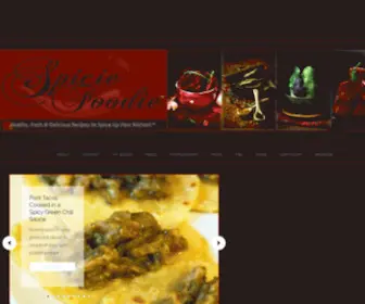 Spiciefoodie.com(Spicie Foodie) Screenshot