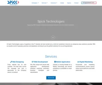 Spicktech.com(Spick Technologies) Screenshot