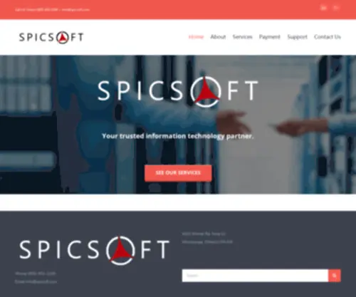 Spicsoft.com(Your IT Partner) Screenshot