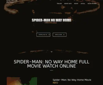 Spider-Mannowayhomefullmovie.com(Spider Mannowayhomefullmovie) Screenshot