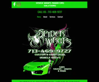 Spider-Wraps.com(Spider Wraps Vehicle) Screenshot