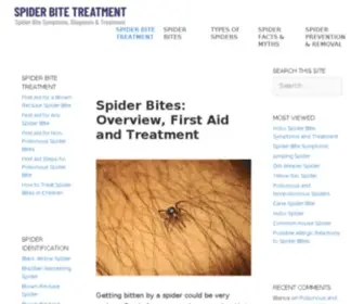 Spiderbitetreatment.com(Spider Bite) Screenshot