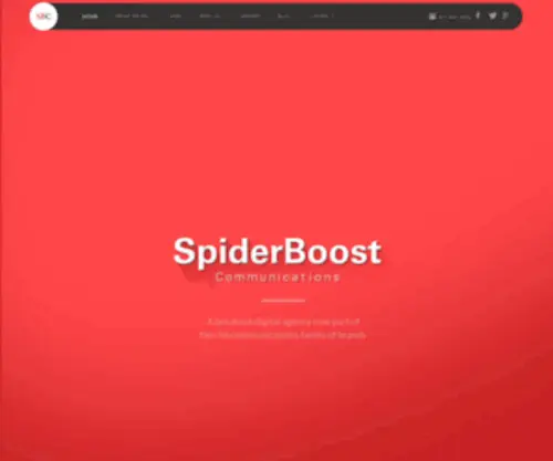 Spiderboost.com(SpiderBoost Communications) Screenshot
