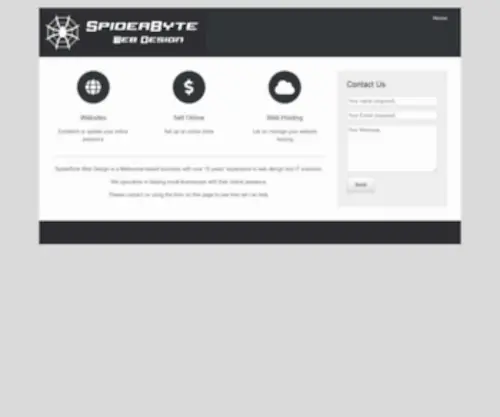 Spiderbyte.com.au(SpiderByte Web Design) Screenshot