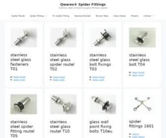 Spiderfittings.org(Spider fittings for glass) Screenshot