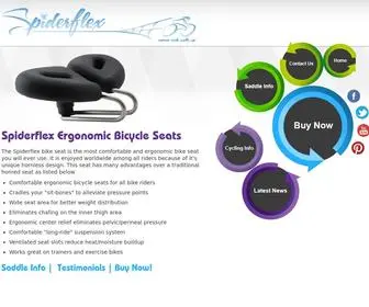 Spiderflex.com(Ergonomic Bike Seats) Screenshot