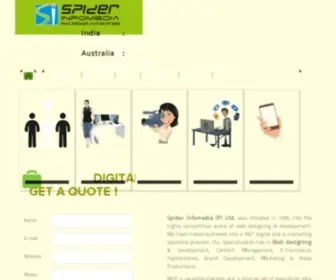 Spiderinfomedia.com(Web Design Chennai) Screenshot
