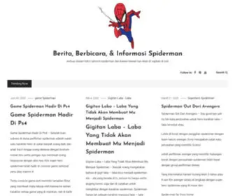 Spiderman-Web.com(Berita, Berbicara, & Informasi Spiderman) Screenshot