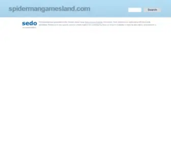 Spidermangamesland.com(SPIDERMAN GAMES) Screenshot