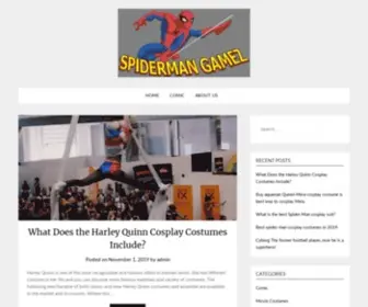 Spidermangamez.com(Spiderman) Screenshot