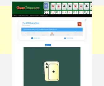 Spidersolitaire.ws(Spider Solitaire) Screenshot