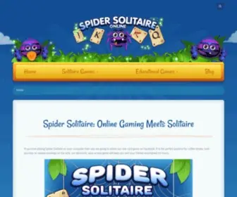 Spidersolitaireonline.net(Spider Solitaire Online) Screenshot