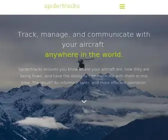 Spidertracks.com(Spidertracks) Screenshot