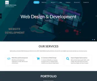 Spiderwebindia.com(Web Designing Company in India) Screenshot