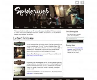 Spiderwebsoftware.com(Spiderweb Software Inc) Screenshot