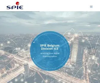 Spie-ICS.be(Votre partenaire de transformation digitale) Screenshot